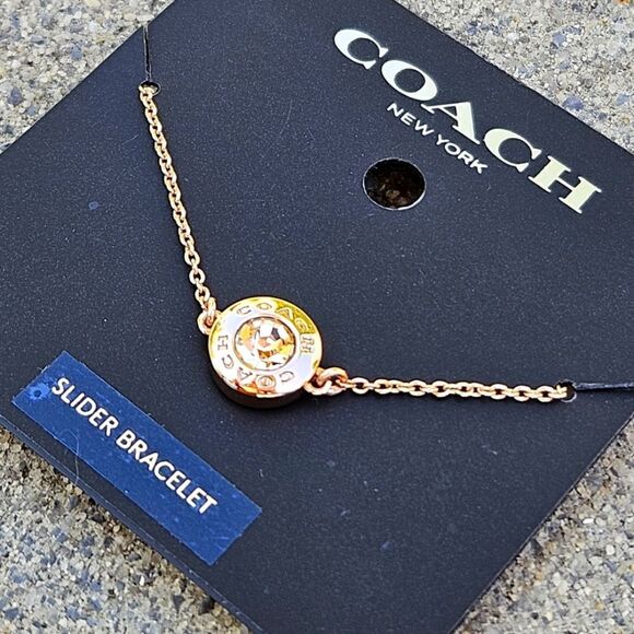 Coach Rose Gold slider bracelet New msrp $78 - Picture 16 of 16